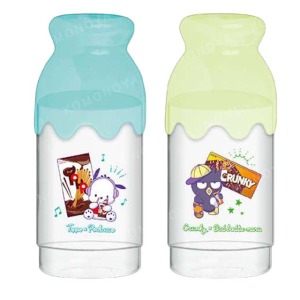 Sanrio 三麗鷗 x 樂天 造型牙刷杯組 (牛奶瓶款) 帕恰狗 酷企鵝