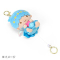 Sanrio 三麗鷗 雙子星 絨毛玩偶伸縮鑰匙圈 (天使愛心款) KIKI LALA_3