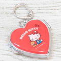 Sanrio 三麗鷗 Hello Kitty 造型鏡吊飾 (愛心款)_1