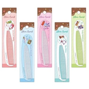 Sanrio 三麗鷗 x 樂天 塑膠摺疊尖尾扁梳 Kitty 大耳狗 美樂蒂 帕恰狗