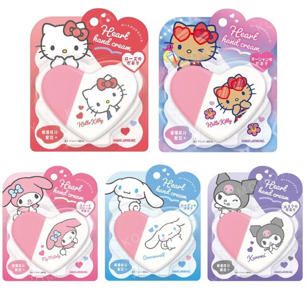 Sanrio 三麗鷗 造型護手霜 (愛心款) Kitty 美樂蒂 酷洛米 大耳狗