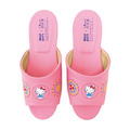 Sanrio 三麗鷗 Hello Kitty 皮質室內拖鞋 24-26cm (粉煙火)_1