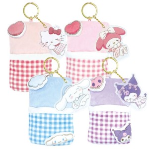 Sanrio 三麗鷗 絨毛造型鑰匙圈吊飾 (軟綿床鋪) Kitty 大耳狗 美樂蒂 酷洛米
