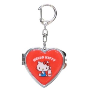 Sanrio 三麗鷗 Hello Kitty 造型鏡吊飾 (愛心款)