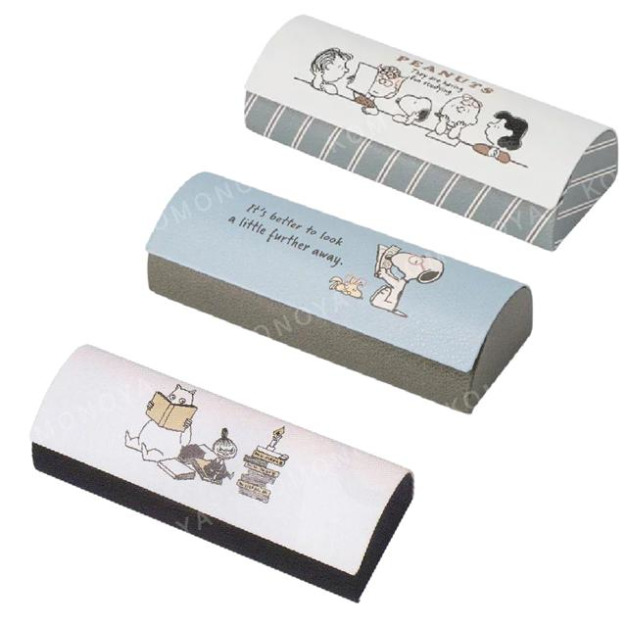 史努比 嚕嚕米 眼鏡盒附拭鏡布