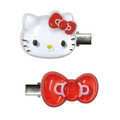 Sanrio 三麗鷗 Hello Kitty 樹脂水晶髮夾2入組 (看我72變)_1