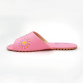 Sanrio 三麗鷗 Hello Kitty 皮質室內拖鞋 24-26cm (粉煙火)_2
