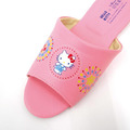 Sanrio 三麗鷗 Hello Kitty 皮質室內拖鞋 24-26cm (粉煙火)_4