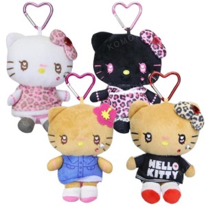 Sanrio 三麗鷗 Hello Kitty 絨毛玩偶零錢包吊飾 (看我72變)