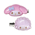 Sanrio 三麗鷗 樹脂水晶髮夾2入組 (好友大臉款) Kitty 酷洛米 大耳狗 漢頓_2