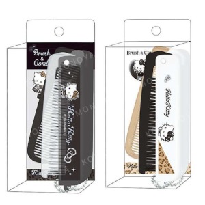 Sanrio 三麗鷗 Hello Kitty 兩用折疊梳 (豹紋款)