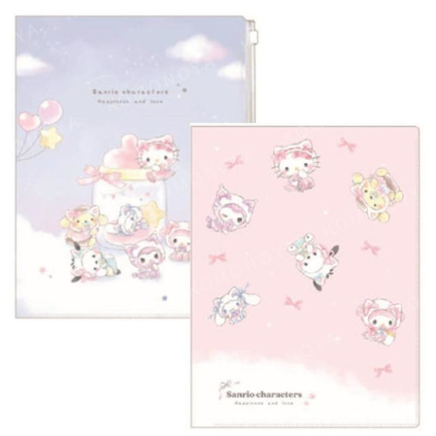 Sanrio 三麗鷗 A4 6+1多功能資料夾 (貓咪寶寶款)
