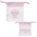 Sanrio 三麗鷗 尼龍束口袋 (羊咩咩款) 大耳狗 酷洛米 美樂蒂_2