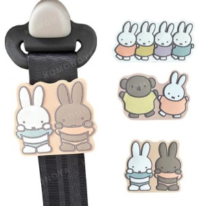 米飛兔 PVC造型安全帶扣 (好友款)