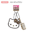 Sanrio 三麗鷗 造型樹脂鏡梳組吊飾 (豹紋大臉款) Kitty 美樂蒂 酷洛米_1
