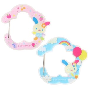 Sanrio 三麗鷗 花小兔 壓克力造型登山扣 (藍氣球款)