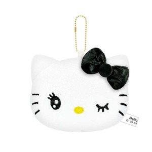 Sanrio 三麗鷗 Hello Kitty 絨毛玩偶隨身鏡 (眨眼款)