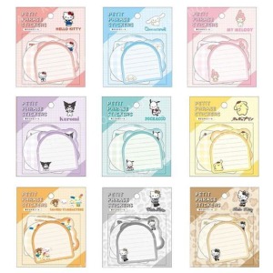 Sanrio 三麗鷗 造型便利貼 35枚入 (留言框款) Kitty 花小兔 布丁狗 酷洛米