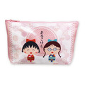 櫻桃小丸子 拉鍊化妝包 (粉和服款)