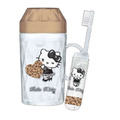 Sanrio 三麗鷗 Hello Kitty 造型牙刷杯組 (豹紋款)_2