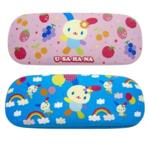 Sanrio 三麗鷗 花小兔 眼鏡盒附擦拭布 (滿版款)