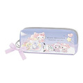 Sanrio 三麗鷗 皮質方形拉鍊筆袋 (紫貓咪寶寶款)
