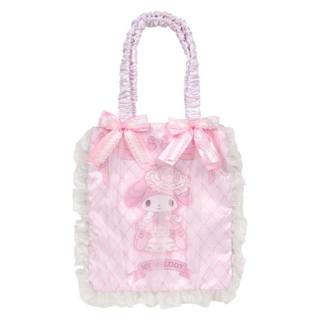 ▲預購特價【限購】Sanrio 三麗鷗 美樂蒂 荷葉邊造型直式肩背袋 (Lady My Melody 生日系列)