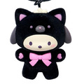 ▲新品特價 Sanrio 三麗鷗 帕恰狗 植絨公仔鑰匙圈 (blacknpink熊熊)_2