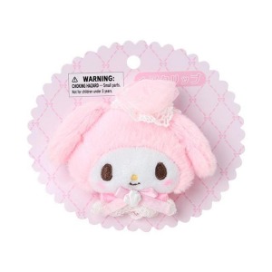 ▲預購特價【限購】Sanrio 三麗鷗 美樂蒂 絨毛玩偶髮夾 (Lady My Melody 生日系列)