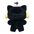 ▲新品特價 Sanrio 三麗鷗 布丁狗 植絨公仔鑰匙圈 (blacknpink熊熊)_3