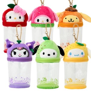 ▲新品特價【預購】Sanrio 三麗鷗 透明造型玩偶收納包 (302水果吧) Kitty 帕恰狗 布丁狗