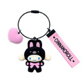 ▲新品特價 Sanrio 三麗鷗 大耳狗 植絨公仔鑰匙圈 (blacknpink熊熊)