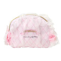 ▲預購特價【限購】Sanrio 三麗鷗 美樂蒂 荷葉造型拉鍊化妝包 (Lady My Melody 生日系列)_1