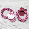 Sanrio 三麗鷗 Hello Kitty 造型髮束2入組 (豹紋/曬黑款)_2