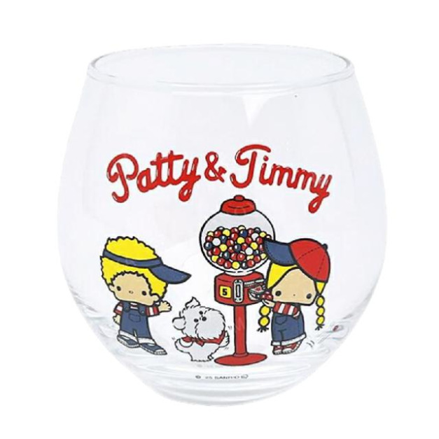 Sanrio 三麗鷗 Patty & Jimmy 無把玻璃杯 (口香糖機)