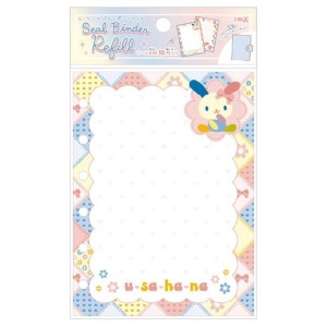 Sanrio三麗鷗 花小兔 貼紙本補充頁 10入組 (格紋款)