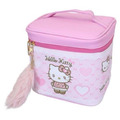 Sanrio 三麗鷗 Hello Kitty 皮質手提化妝包附鏡 (全身款)_5
