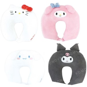 Sanrio 三麗鷗 造型頸枕頭組 (趴姿款) 酷洛米 大耳狗 Kitty 美樂蒂
