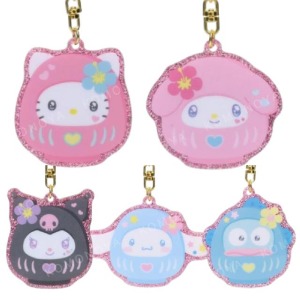 Sanrio 三麗鷗 壓克力造型鑰匙圈 (達摩款) Kitty 漢頓 大耳狗 美樂蒂