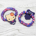 Sanrio 三麗鷗 Hello Kitty 造型髮束2入組 (豹紋/曬黑款)_4