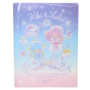 Sanrio 三麗鷗 雙子星 A4 10頁透明資料夾 (雪光奇幻)