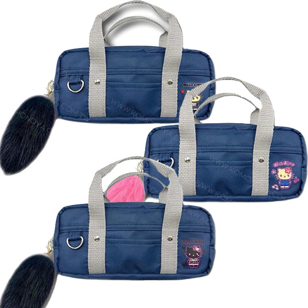 Sanrio 三麗鷗 Hello Kitty JK書包拉鍊筆袋 (全身款)