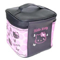Sanrio 三麗鷗 Hello Kitty 皮質手提化妝包附鏡 (全身款)_3