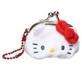 Sanrio 三麗鷗 絨毛造型口金零錢包 附吊練 (大臉款) Kitty 美樂蒂 酷洛米_5