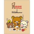San-X 拉拉熊 x mister Donut A4多功能十層文件夾 (甜甜圈)