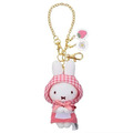 Miffy 米飛兔 三連絨毛玩偶吊飾鑰匙圈 (圍裙款)_1