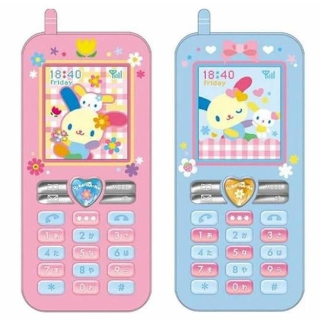 Sanrio 三麗鷗 花小兔 造型拉鍊筆袋 (手機款)