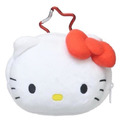 Sanrio 三麗鷗 絨毛星星扣環玩偶收納包 (大臉款) Kitty 酷洛米_2
