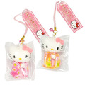 Sanrio 三麗鷗 Hello Kitty 鈴鐺吊飾娃娃 (和服款)