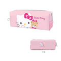 Sanrio 三麗鷗 皮質方形拉鍊筆袋 (好友款) Kitty 大耳狗 酷洛米_1